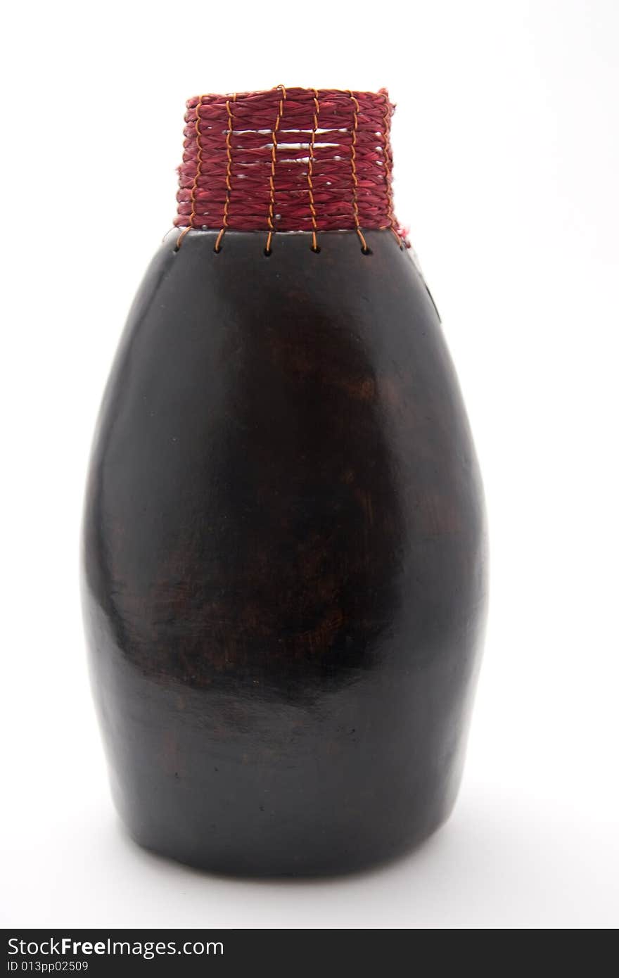 A typical african vase from kenya in africa. A typical african vase from kenya in africa