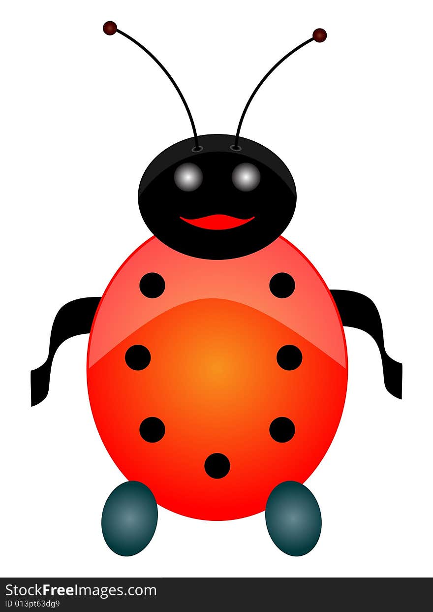 Ladybug Smiling