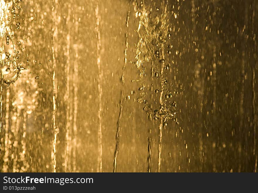 Abstract flowing water background in sunshine. Abstract flowing water background in sunshine