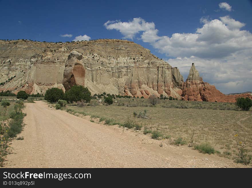 Chimmney Rock at Kodachrome Basin State Park in Utah.