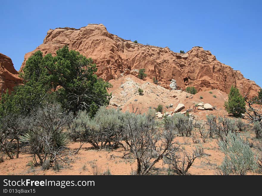 Kodachrome Basin State Park in Utah featuring sandpipes..