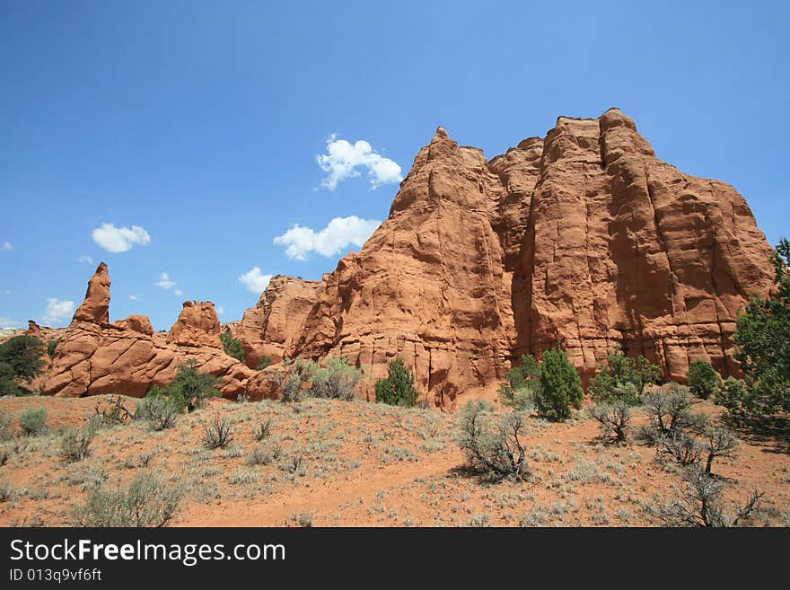 Kodachrome Basin State Park in Utah featuring sand pipes.