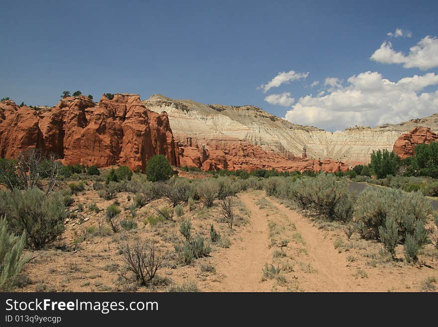 Kodachrome Basin State Park in Utah featuring sand pipes.