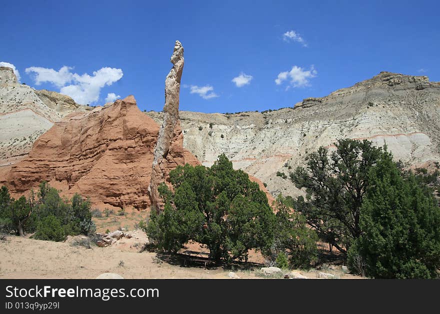 Kodachrome Basin State Park in Utah featuring sand pipes.