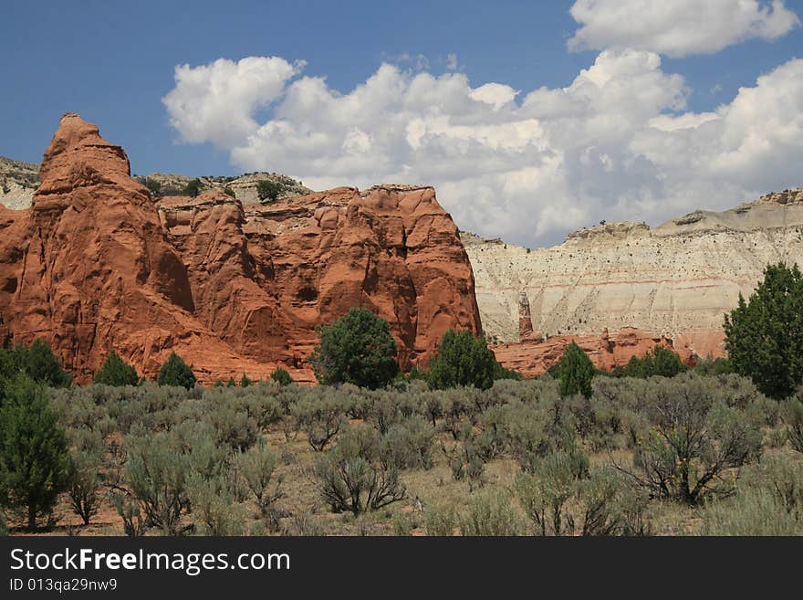 Kodachrome Basin State Park in Utah featuring sand pipes.