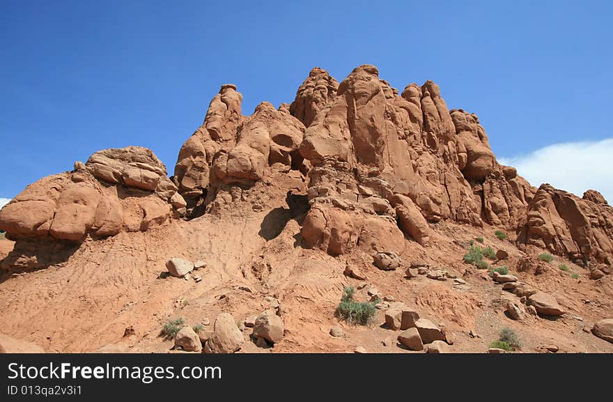 Kodachrome Basin State Park in Utah featuring sand pipes.