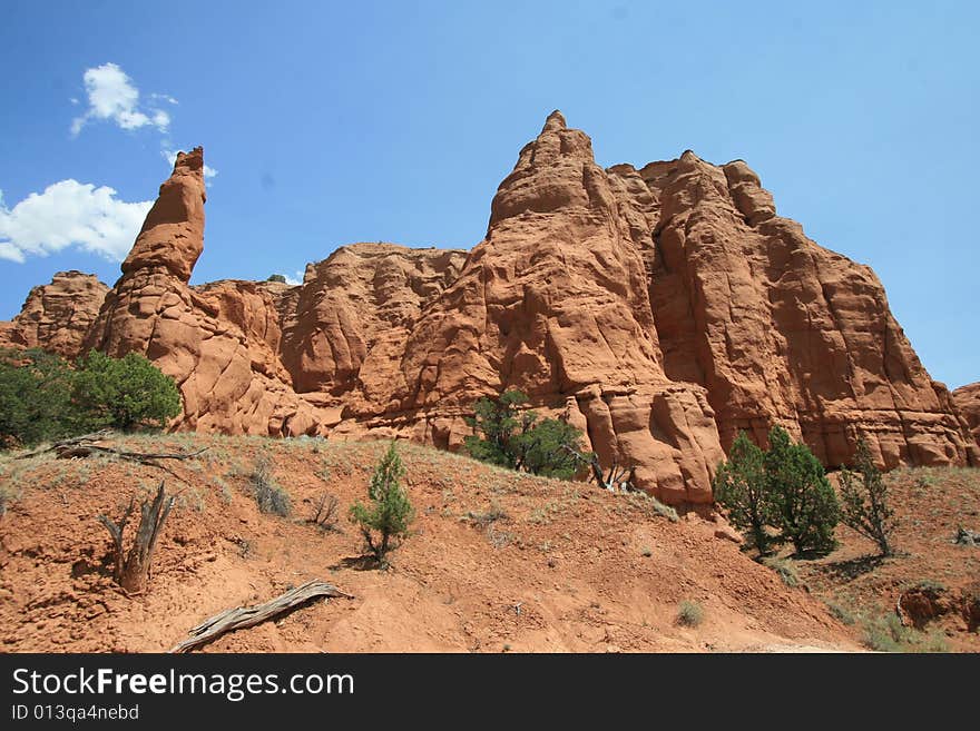 Kodachrome Basin State Park in Utah featuring sand pipes.