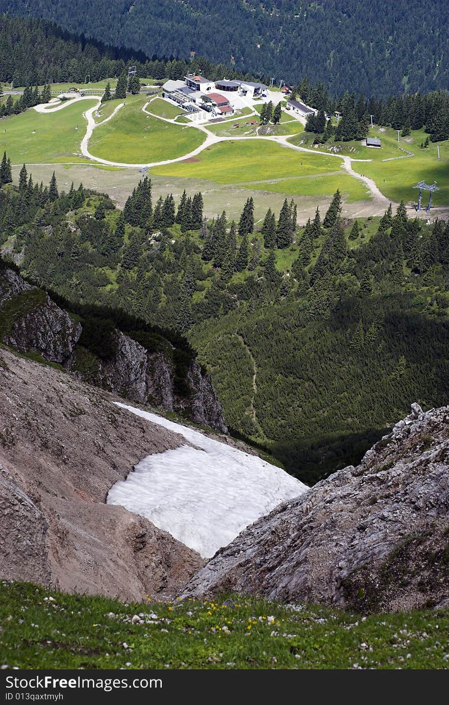 View from the Alps