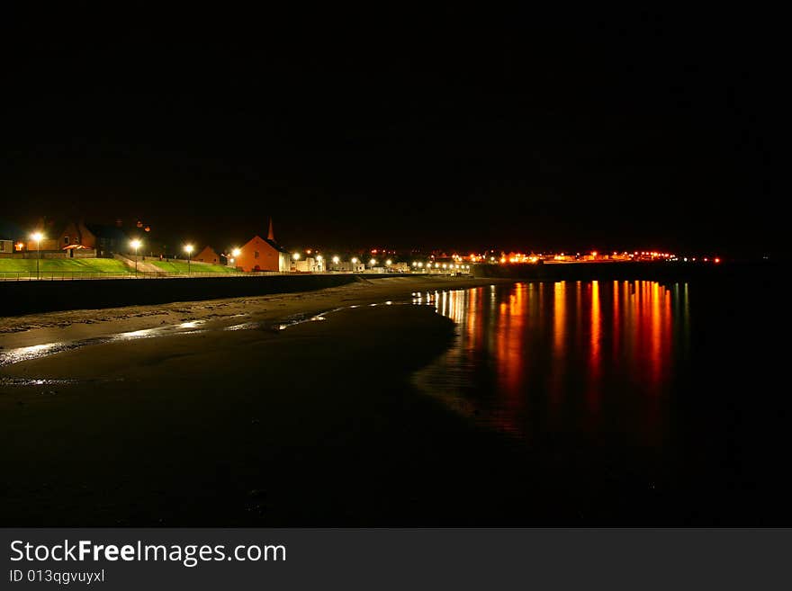 Night time beach & Promenade