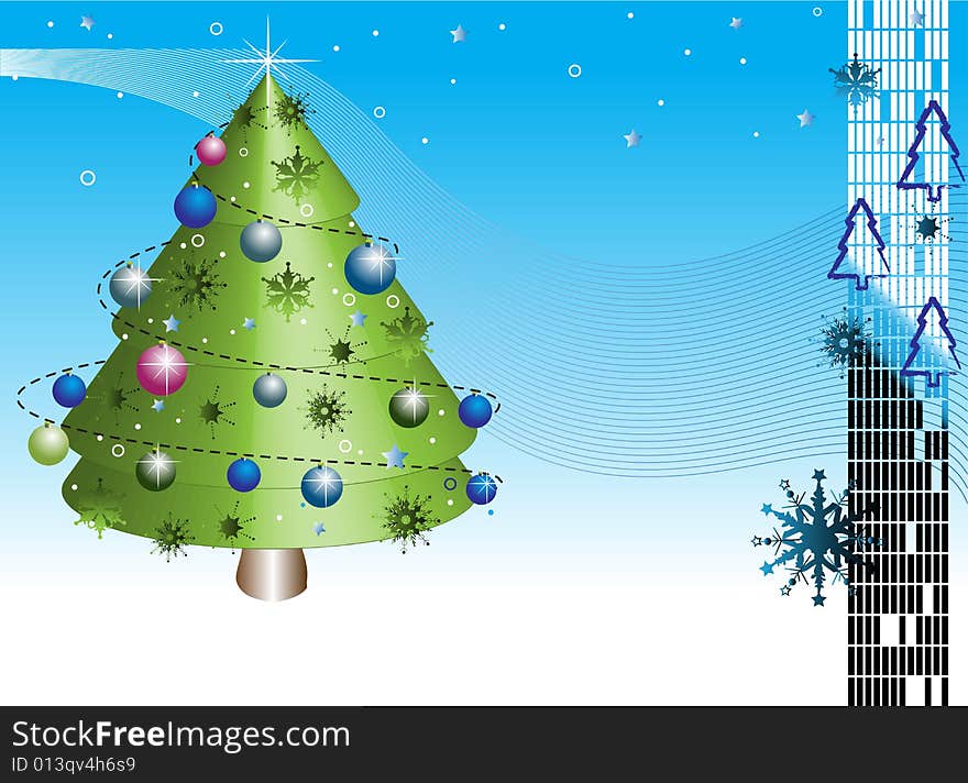 Christmas Tree With Ornaments