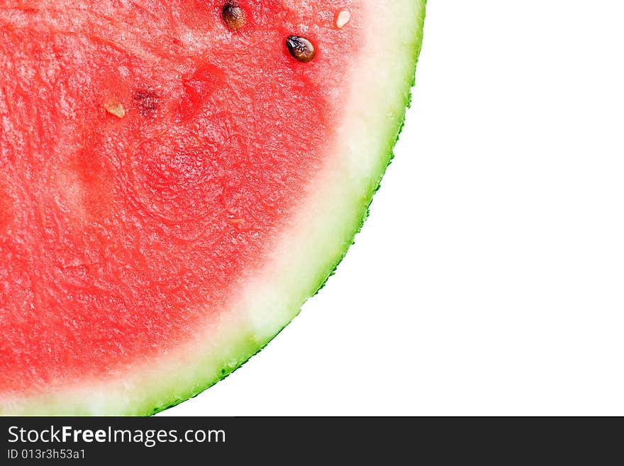 Juicy watermelon on white background. Juicy watermelon on white background.