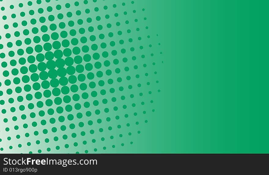 Green Halftone Pattern