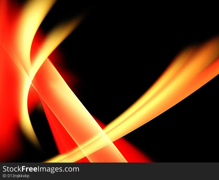 Abstract modern background in fire colors