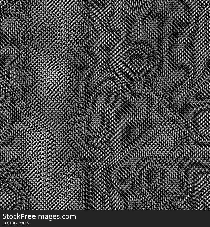 Black shiny cloth seamless texture.