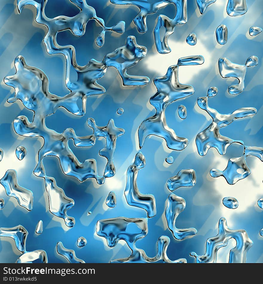 Drops seamless texture for background.