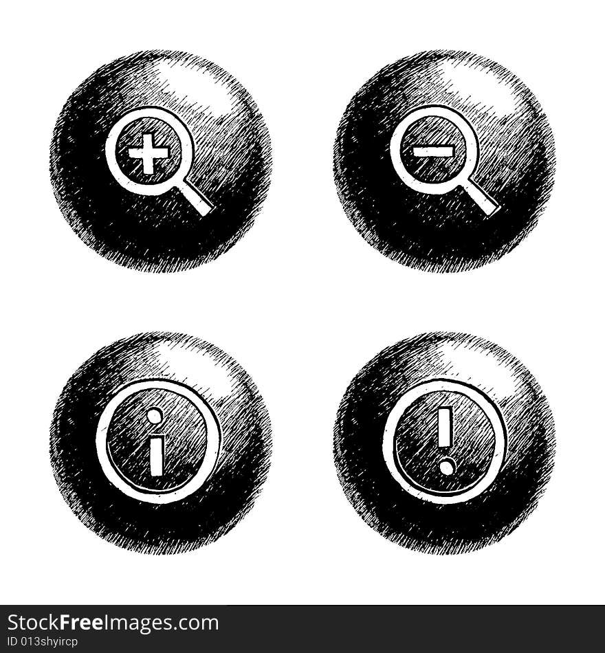 Sketchy Orb Button