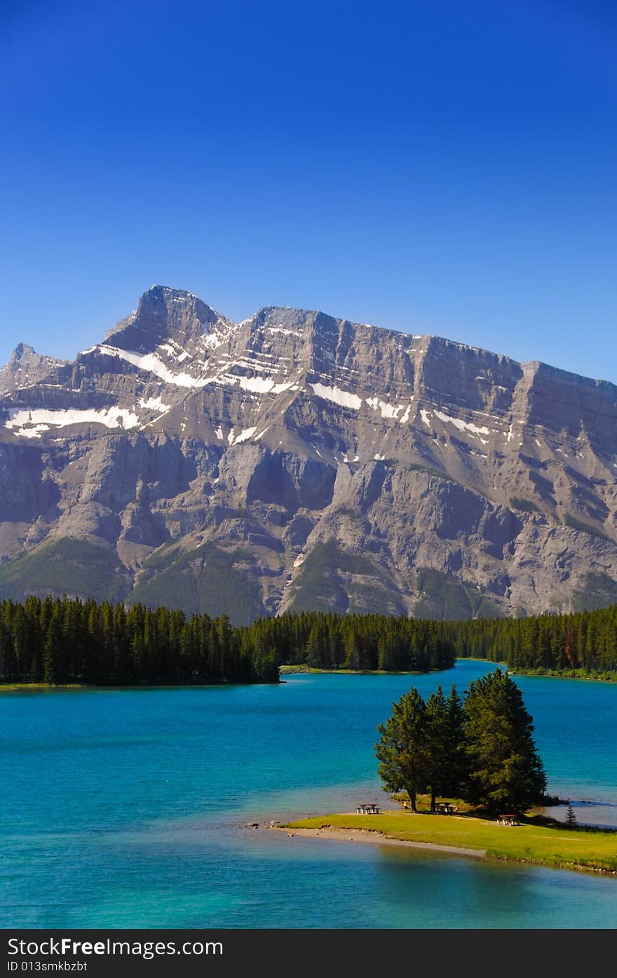 Lake And Mountains