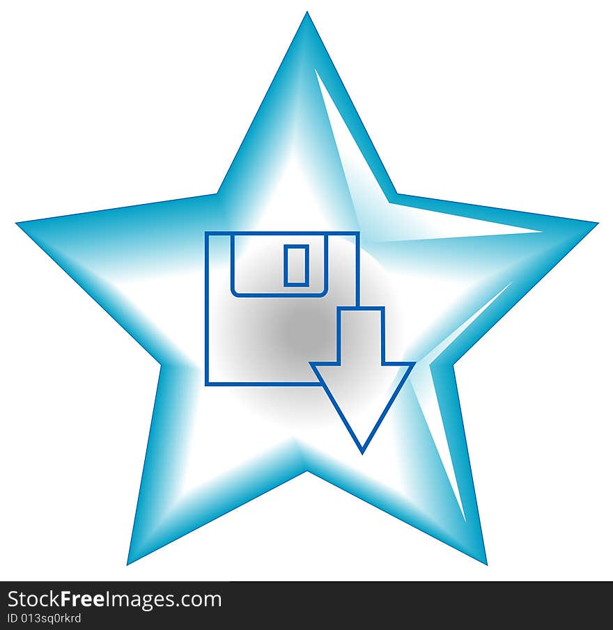 Star web button