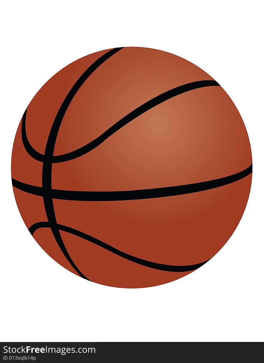 An Illustration of a basketball. An Illustration of a basketball