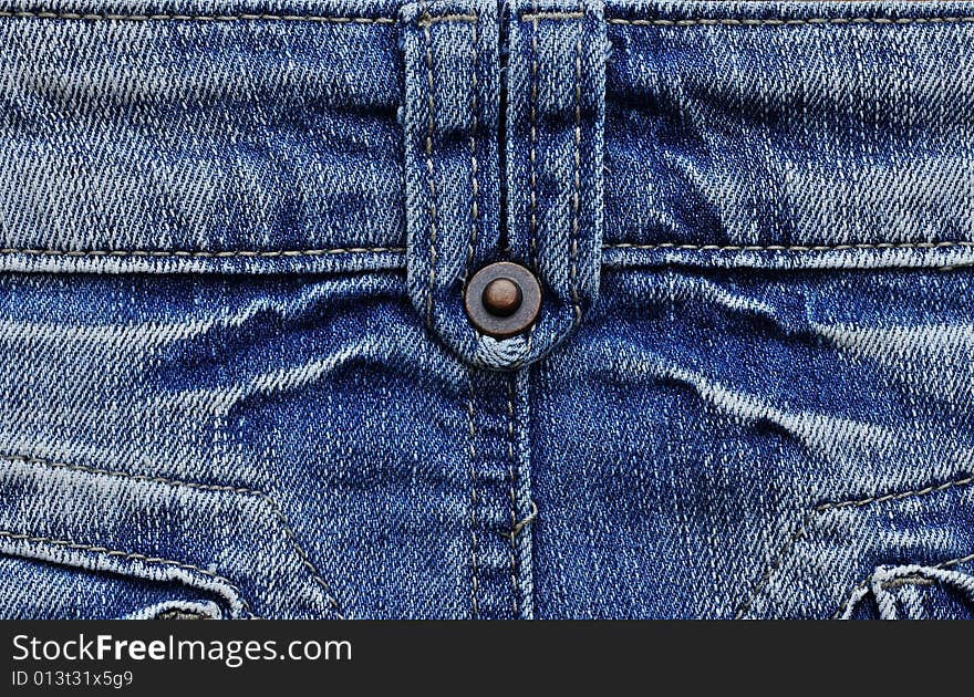 Denim jeans detail, jeans  decor
