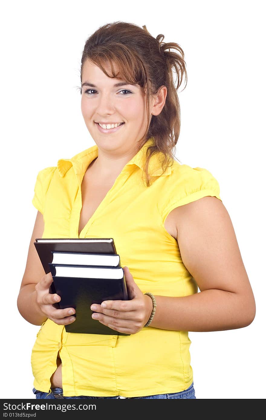 Girl With Books