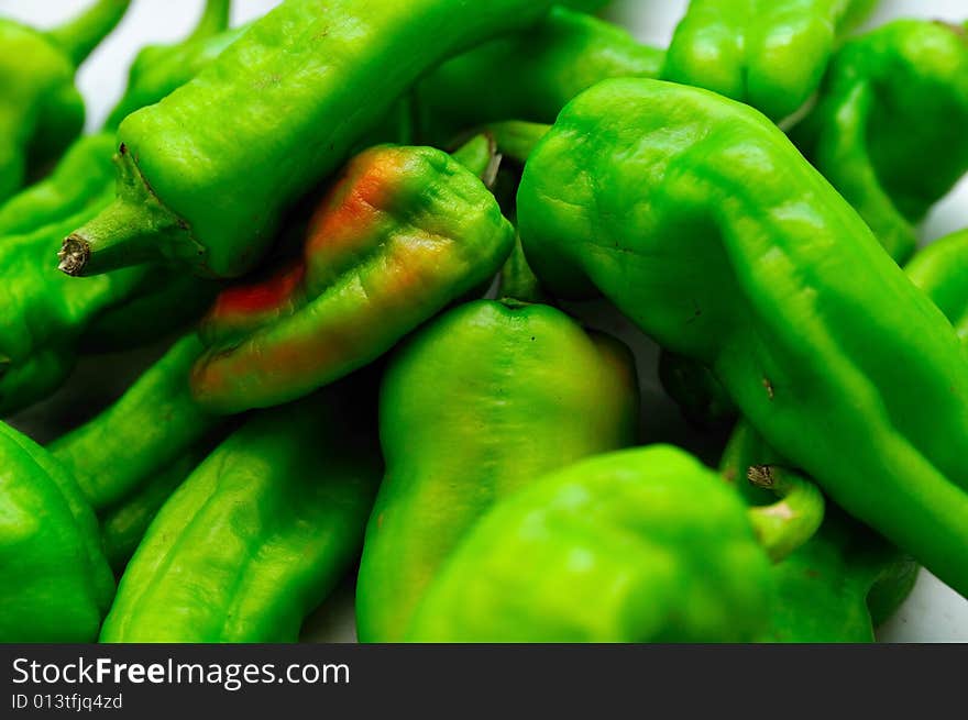 Green little sweet Peppers 2