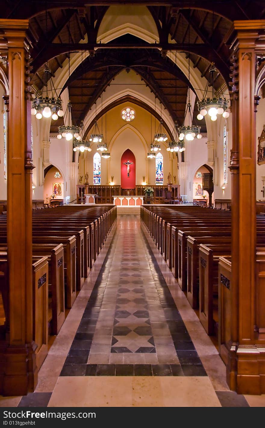 Interior of a great classical church. Interior of a great classical church