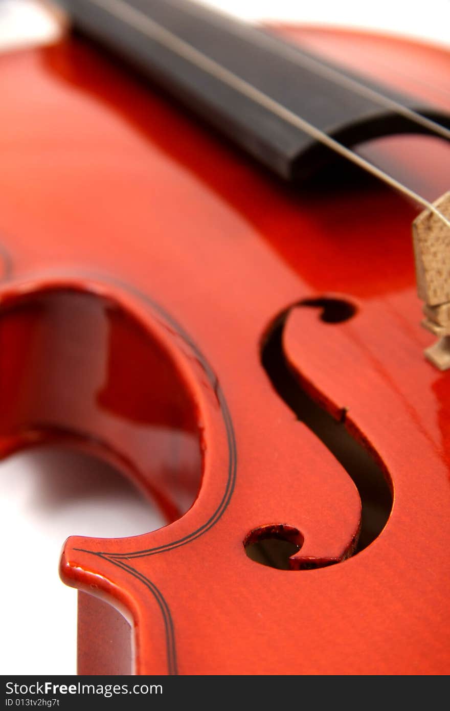 Fragment of violin, music background