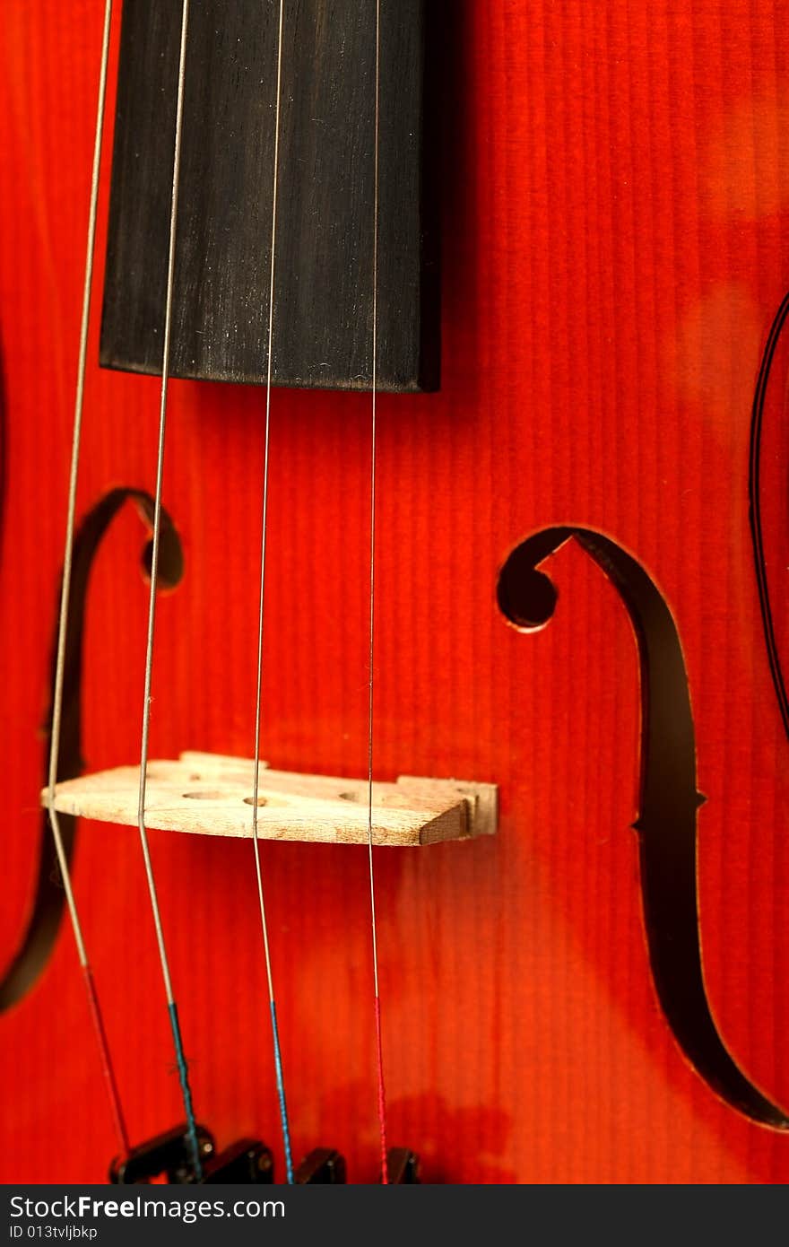 Fragment of violin, music background