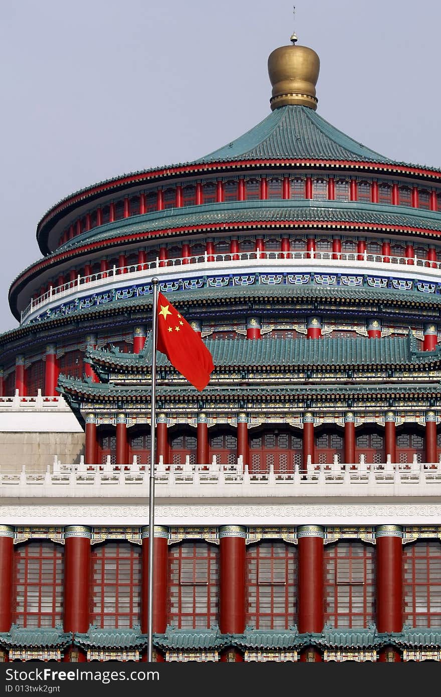 The Great Hall of the People in Chongqing, China