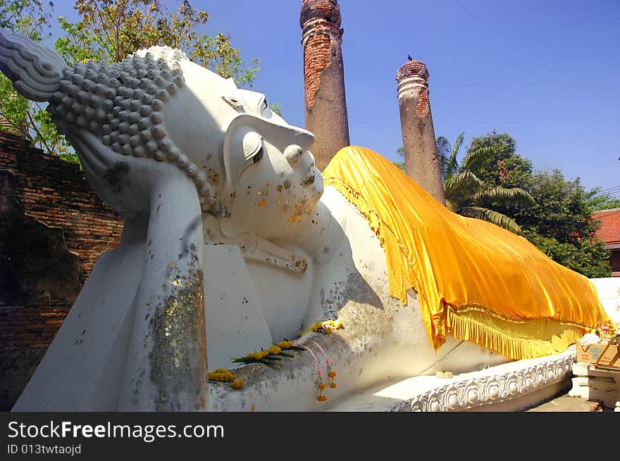 Golden Buddha statue from Asia. Golden Buddha statue from Asia