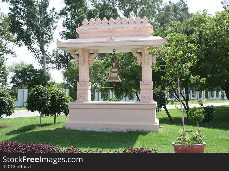 This is a typical Brass Temple Bell which are found in Indian Temples