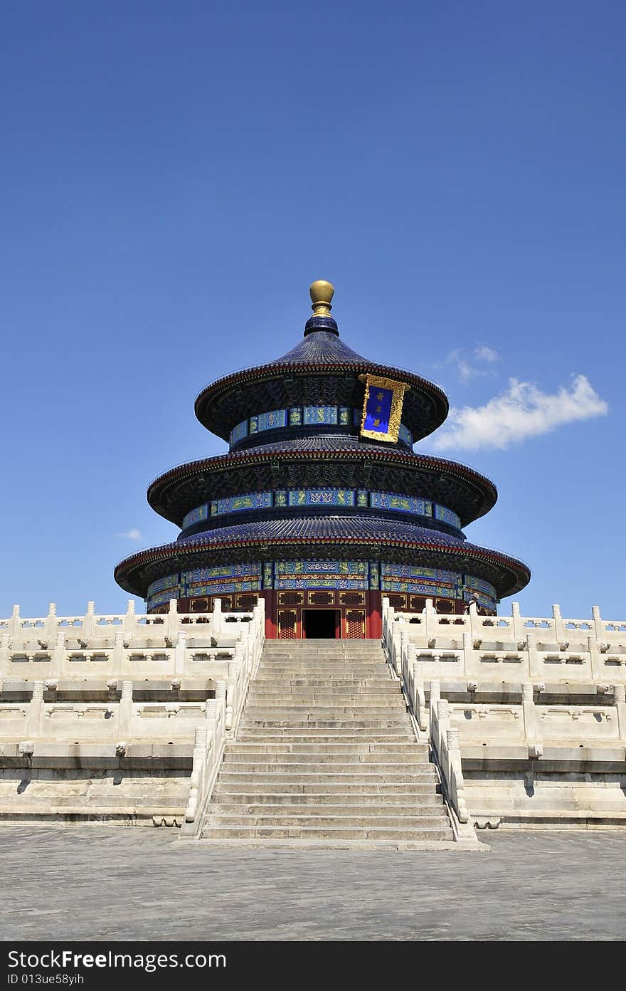 Chinese ancient building, building architecture, heaven temple in beijing