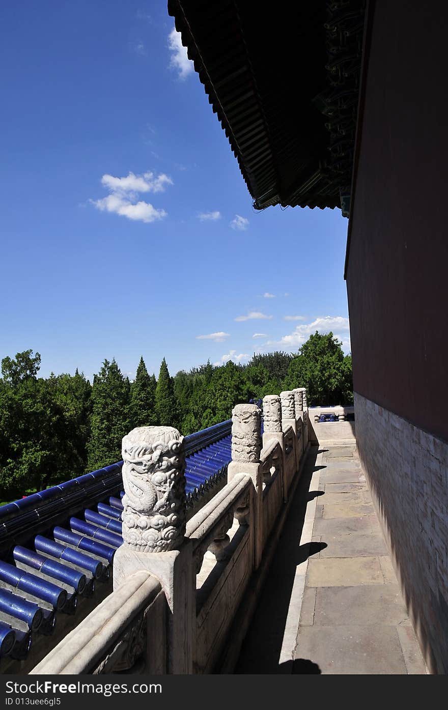 Building in beijing heaven temple