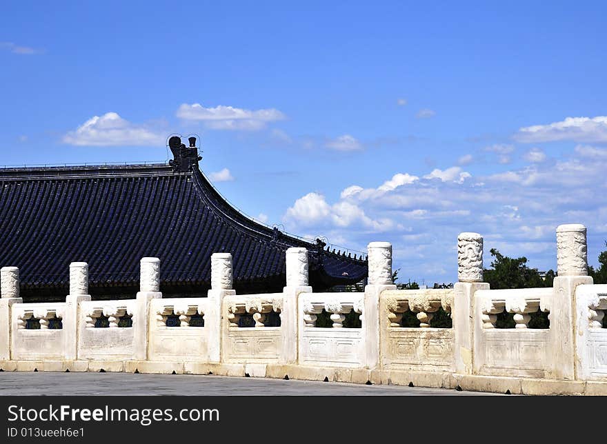 Building in beijing heaven temple