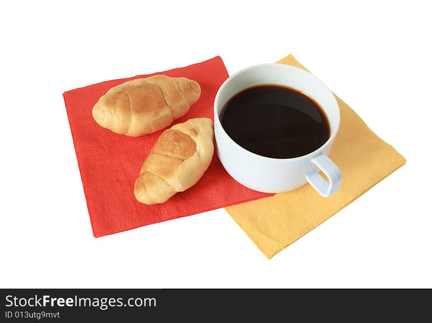 Croissants and coffee