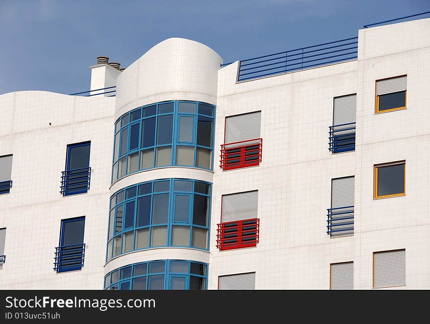 Modern Colorful Residential Building