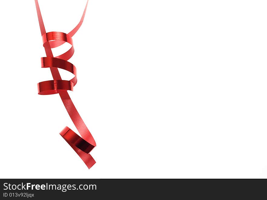 Beautiful red ribbon