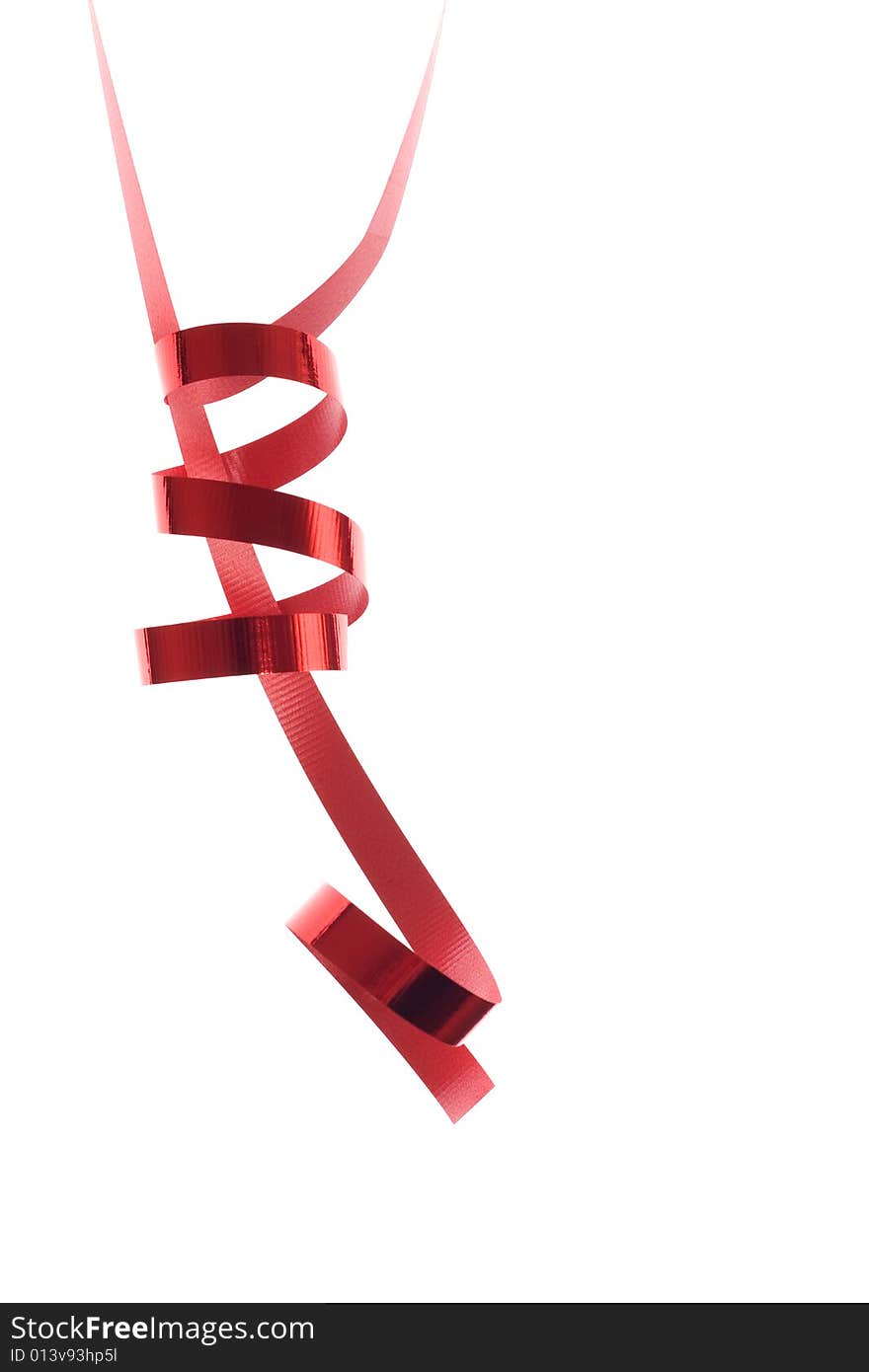 Beautiful red ribbon