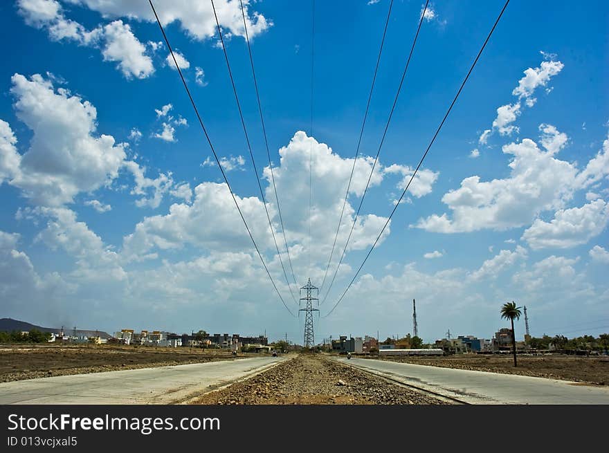 Electric Cable Towers