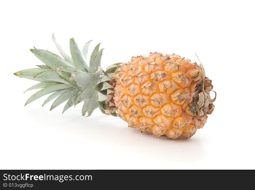 Pineapple isolated on white background