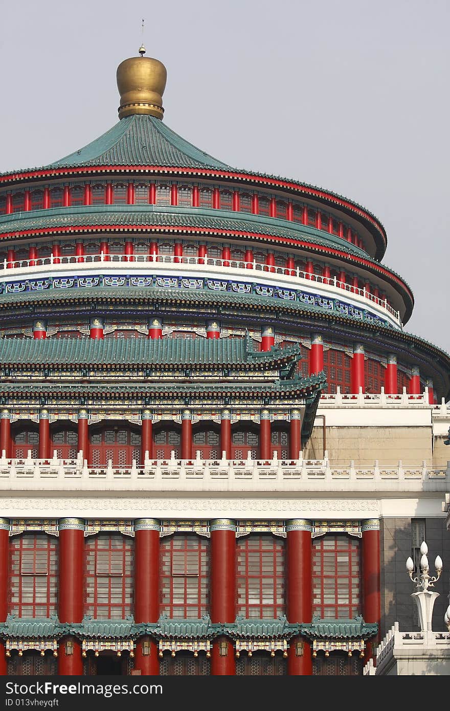 The Great Hall of the People in Chongqing, China