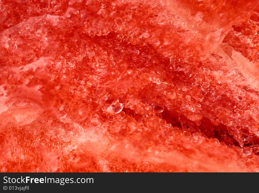 Amazing CloseUp of Strawberry Slice. Amazing CloseUp of Strawberry Slice