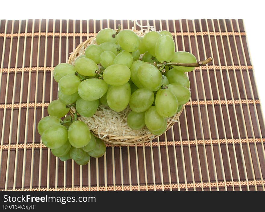 Grapes in a basket