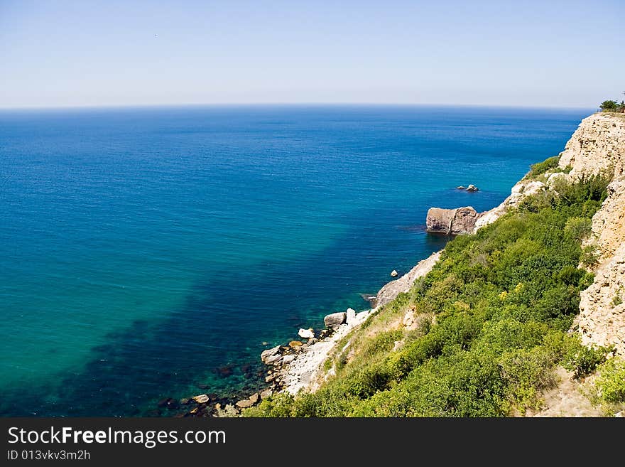 Sea and mountains