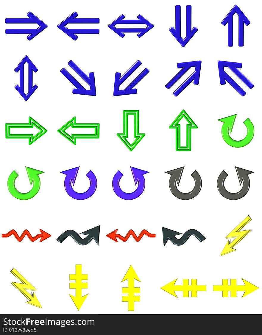 Arrows set