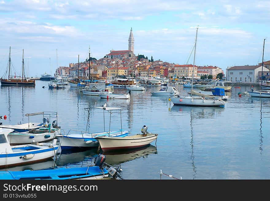 Harbor of Rovinj