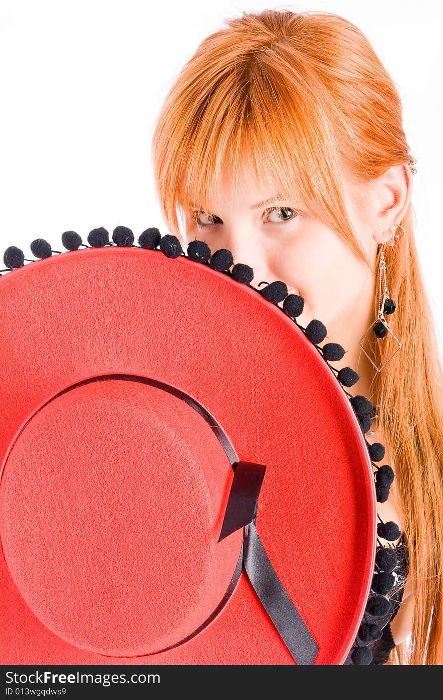 Girl with red bonnet