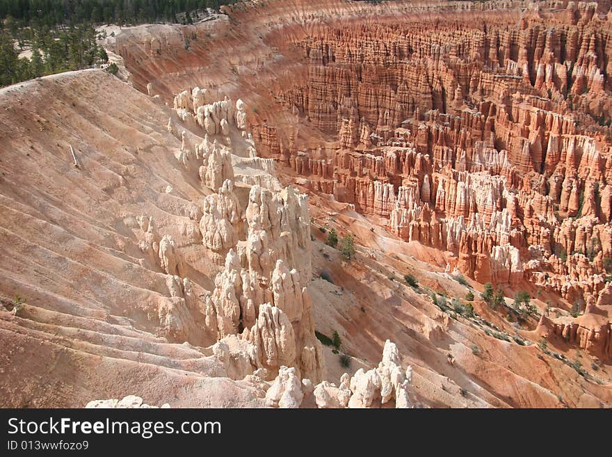 Inspiration Point, Bryce Amphitheater. Bryce Canyon national park. Utah. USA