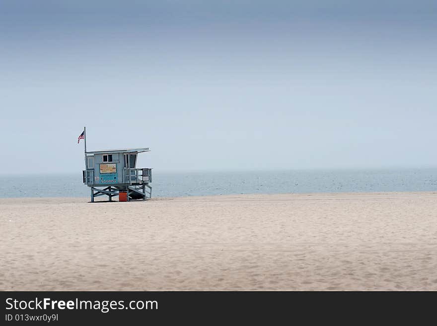 Llifeguard hut